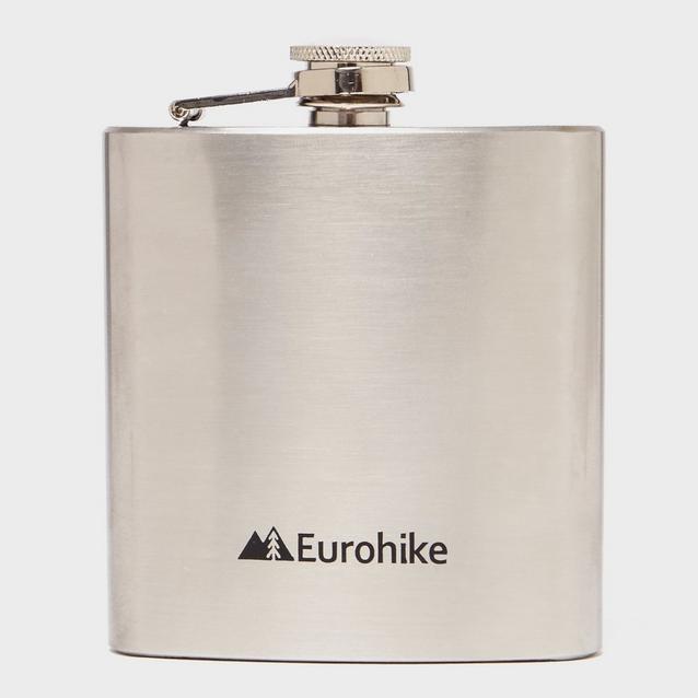 Silver Eurohike Stainless Steel 0.6oz Hip Flask image 1