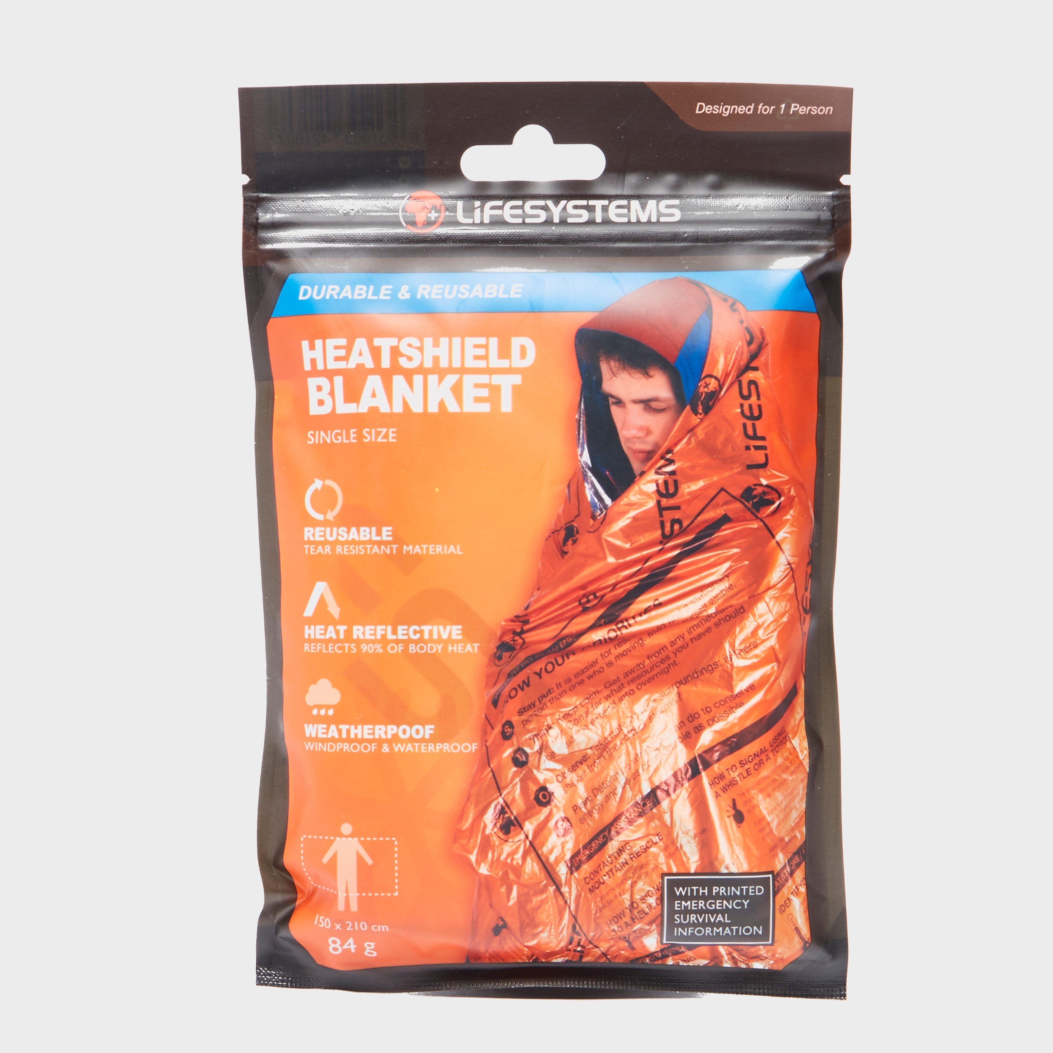 Lifesystems Lifesystems Heatshield Thermal Blanket Single - Orange, Orange Lifesystems Lifesystems Heatshield Thermal Blanket Single - Orange, Orange