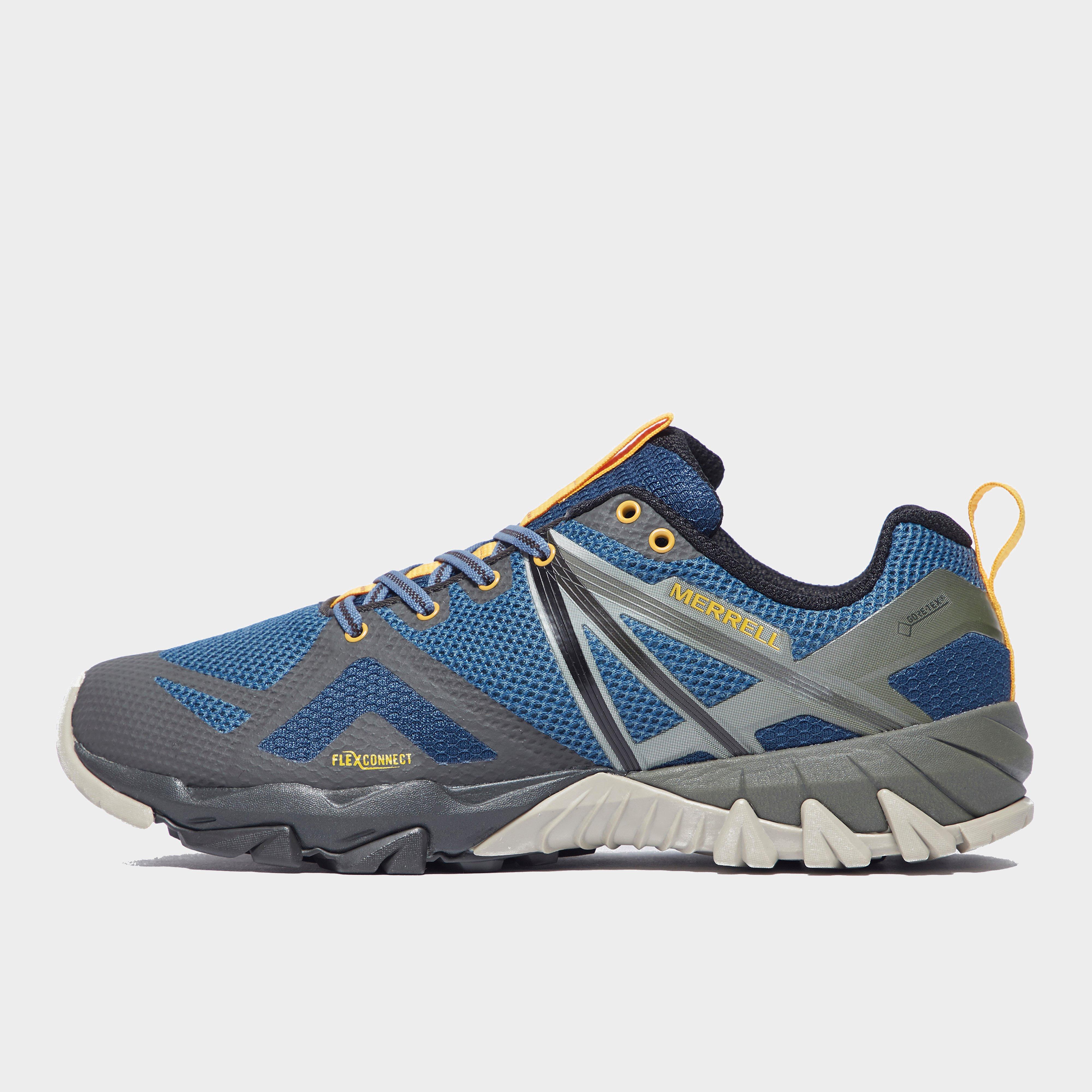 Merrell Merrell Mens MQM Flex GORE-TEX Walking Shoes - Blue, Blue Merrell Merrell Mens MQM Flex GORE-TEX Walking Shoes - Blue, Blue