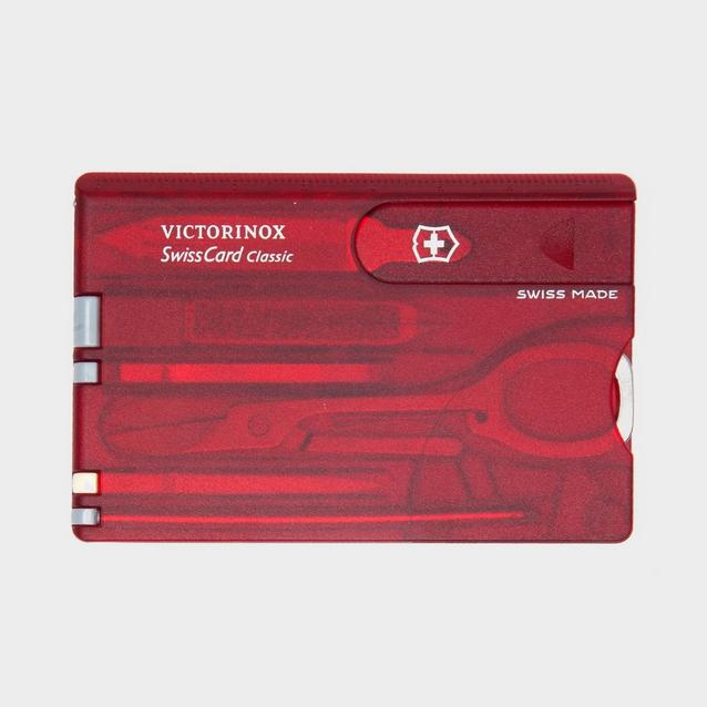 Red Victorinox SwissCard Classic image 1