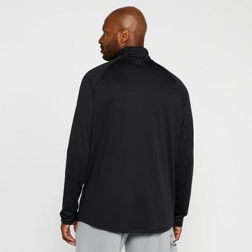 Black Under Armour Men’s UA Tech™ ¼ Zip Long Sleeve Tee