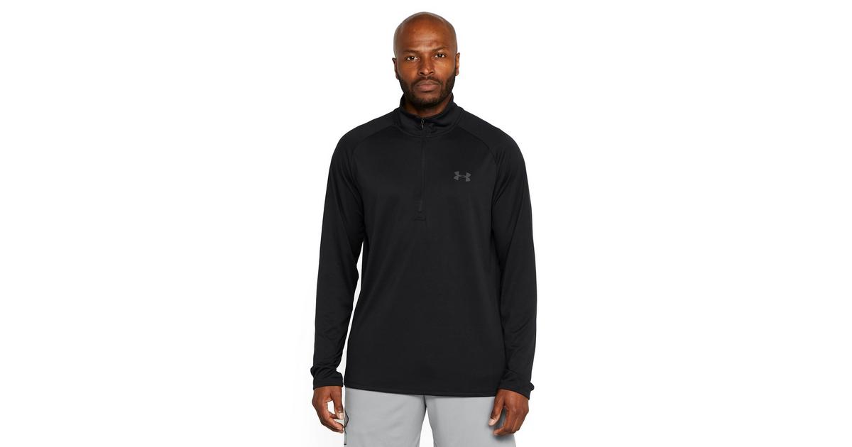 Under Armour Men’s UA Tech™ Quarter Zip Long Sleeve Top Blacks