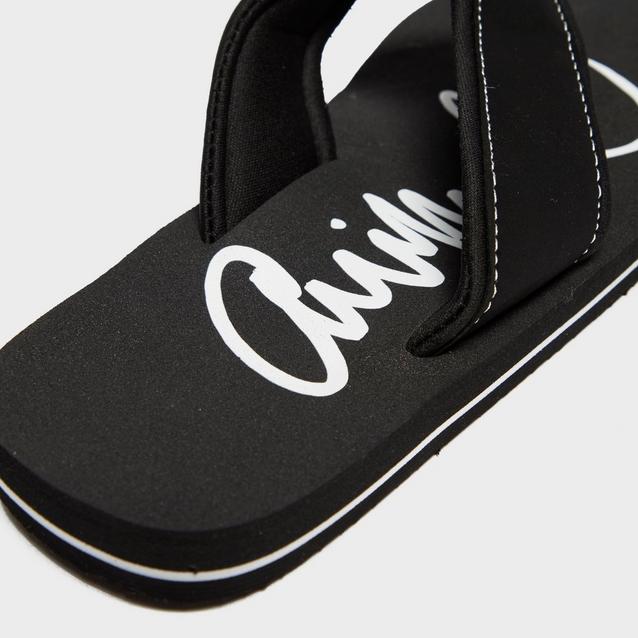 Animal swish store flip flops black