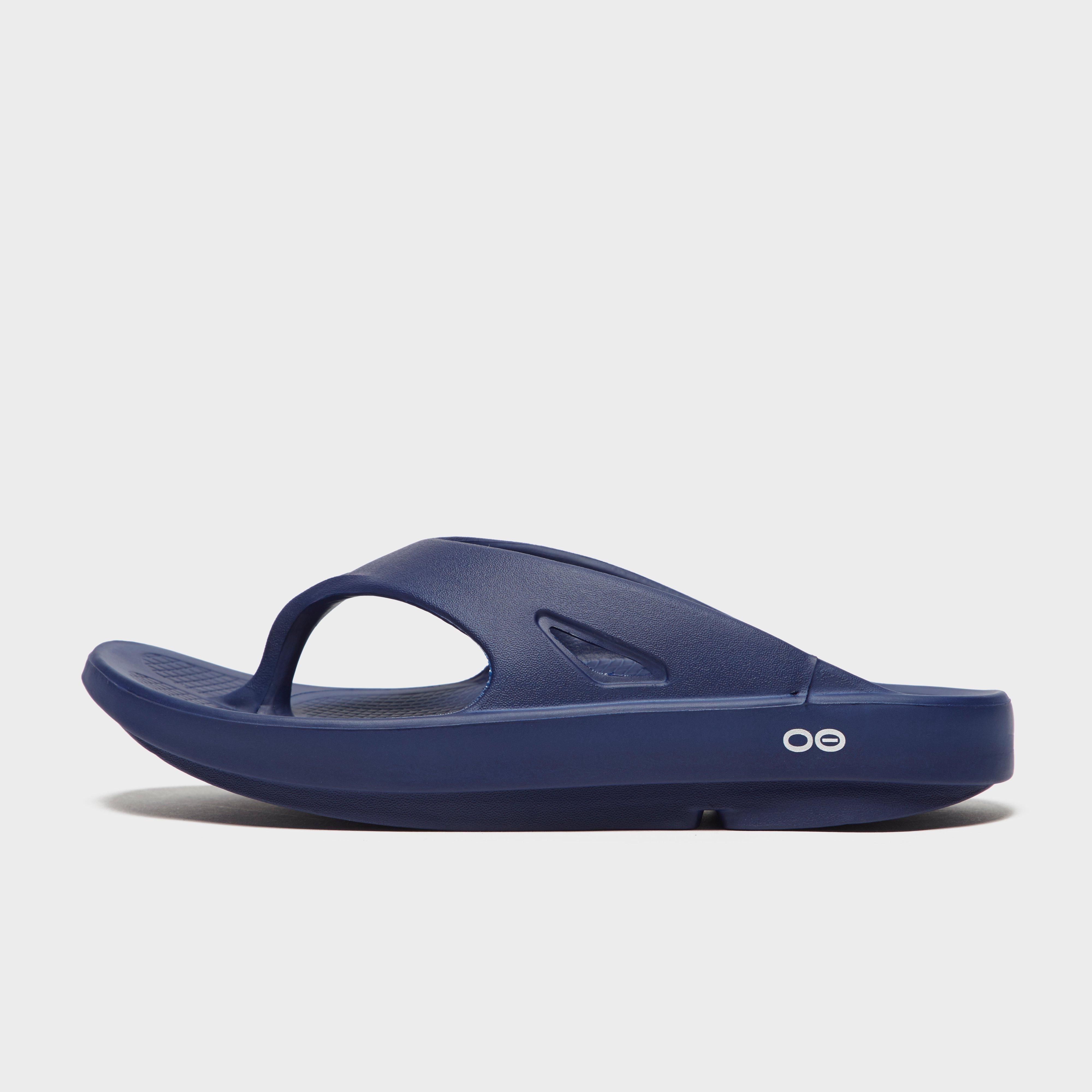 men's oofos flip flops