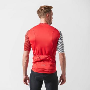 Red Gore Men's C5 Optiline Cycling Jersey