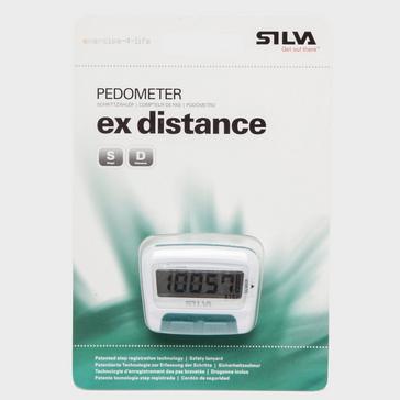 White Silva Ex Distance Pedometer
