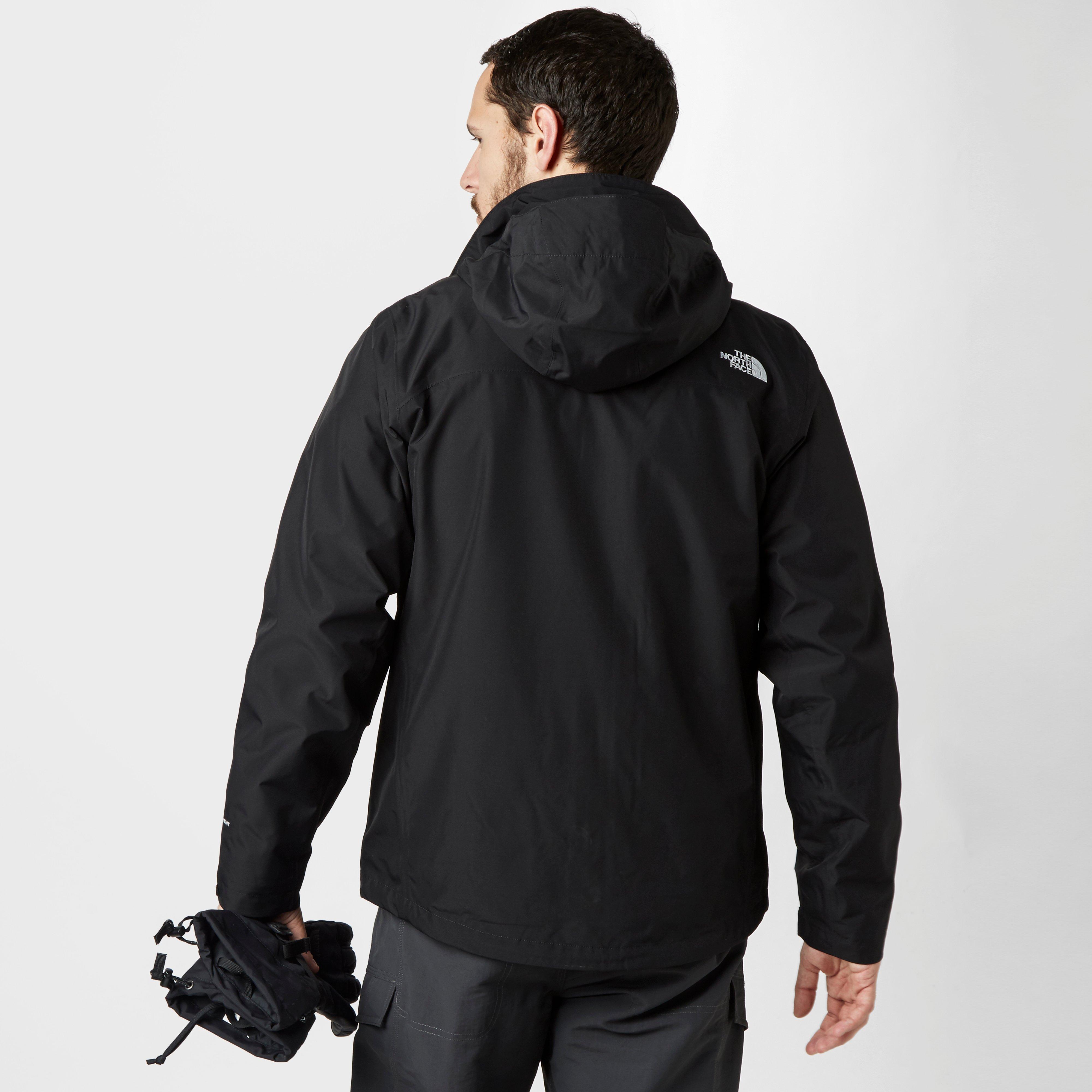 the north face sangro waterproof men's jacket black