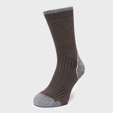 Brown Brasher Men’s Hiker Crew Socks