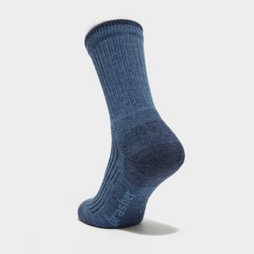 Navy Brasher Women's Hiker Socks