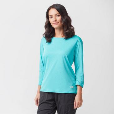 Blue The North Face Women’s Inlux ¾ Sleeve T-Shirt
