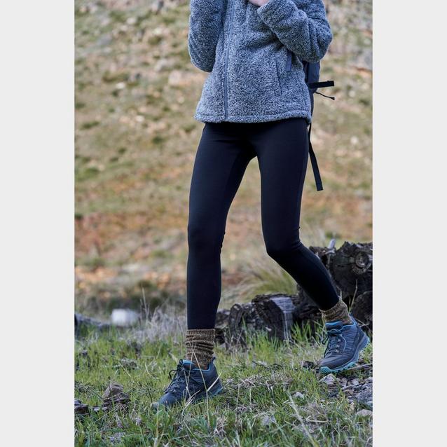 Women's Fleece Lined Leggings High Waisted Hiking Leggings Waterproof  Thermal Running Pants with Zipper Pockets