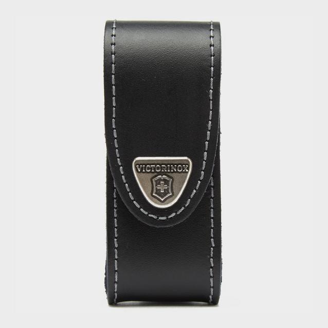 Black Victorinox 2-4 Layer Leather Belt Pouch image 1