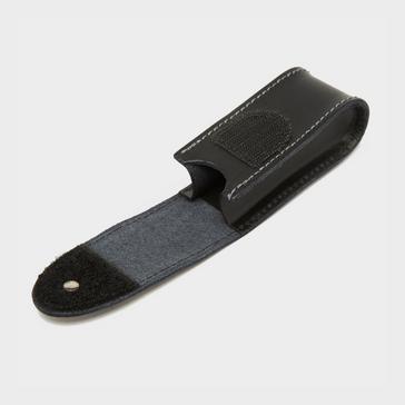 Black Victorinox Leather Belt Pouch, 2-4 Layer