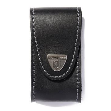 Black Victorinox Pocket Knife Leather Belt Pouch 5-8 Layers