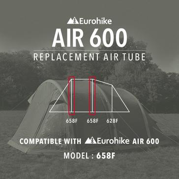 Black Eurohike Air 600 Replacement 658F Air Tube