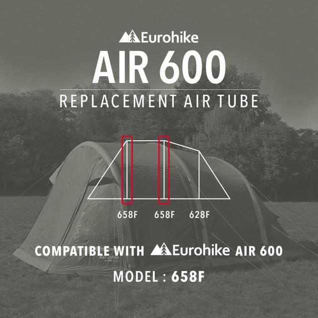 Grey Eurohike Air 600 Replacement 658F Air Tube image 1