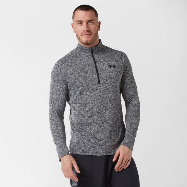 Grey under store armour half zip