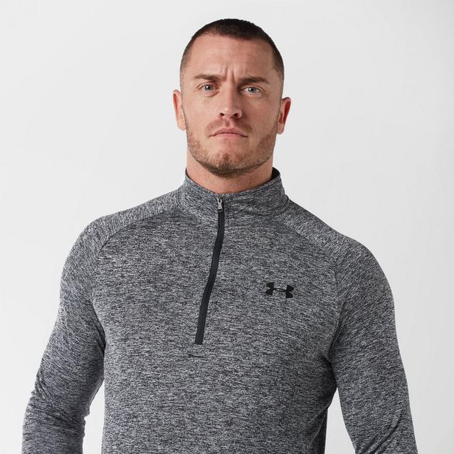 Under armour shop zip top mens