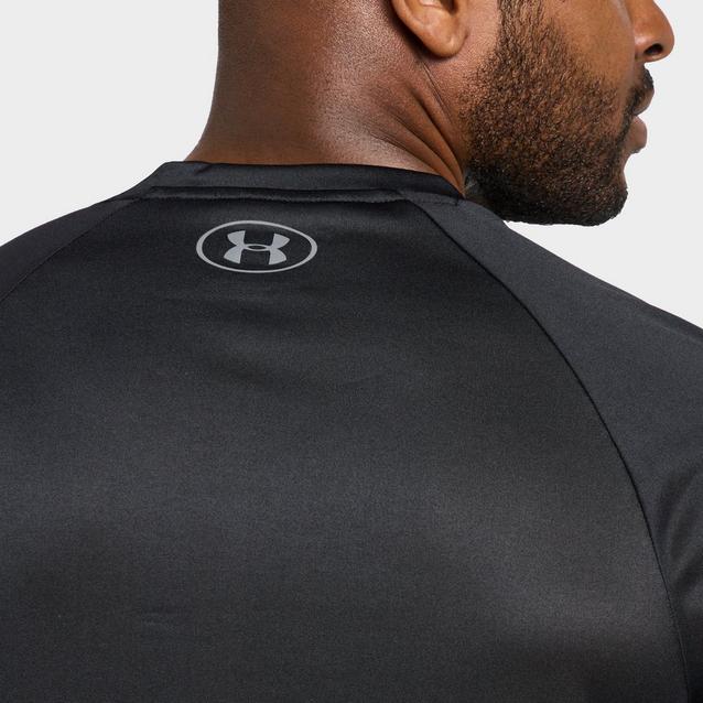 Under Armour Fish Hook Logo T-Shirt Black Blue Strike, 44% OFF