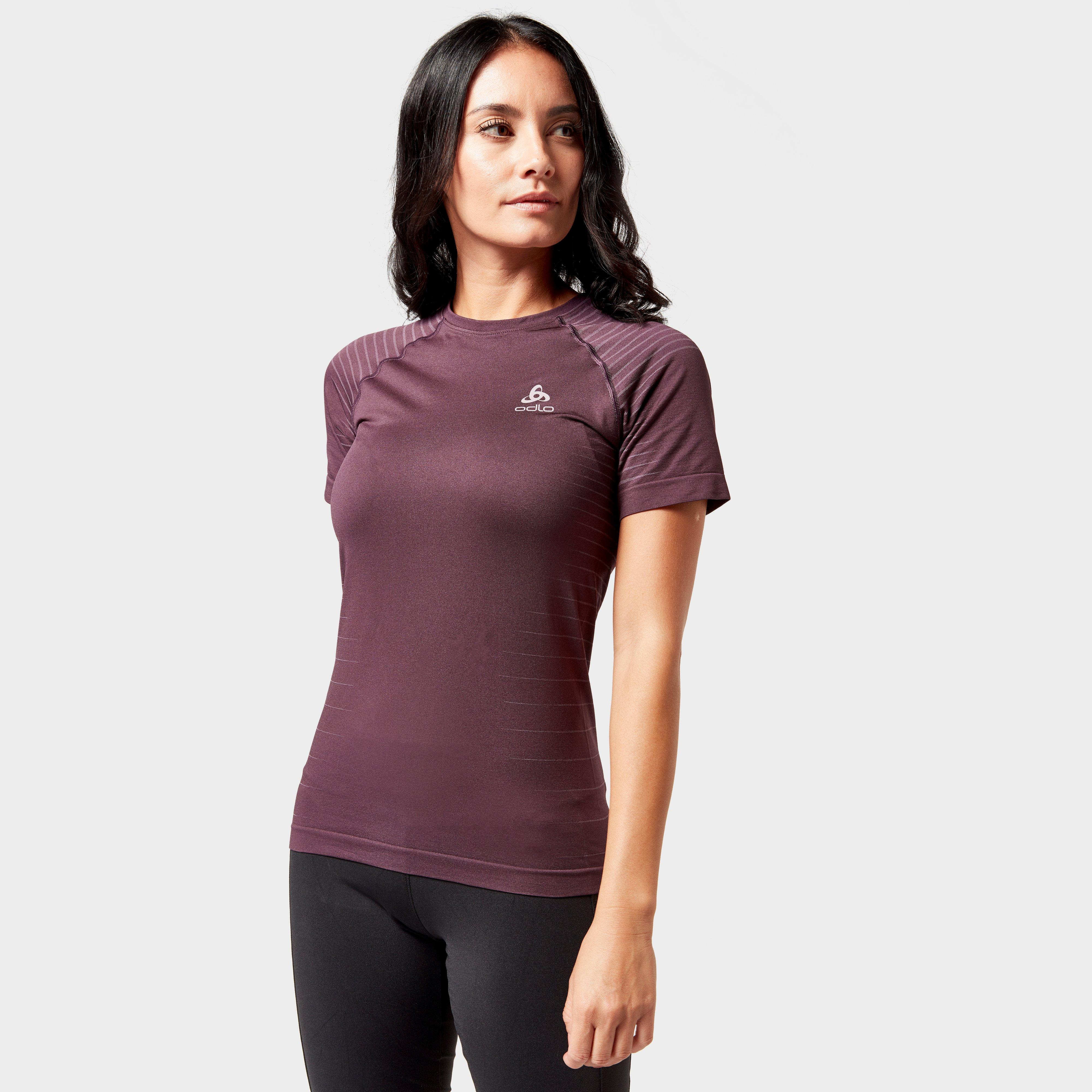 Odlo Odlo Womens SUW Performance Light Baselayer Crew - Plum, Plum Odlo Odlo Womens SUW Performance Light Baselayer Crew - Plum, Plum
