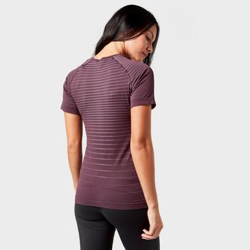 Purple Odlo Women's SUW Performance Light Baselayer Crew