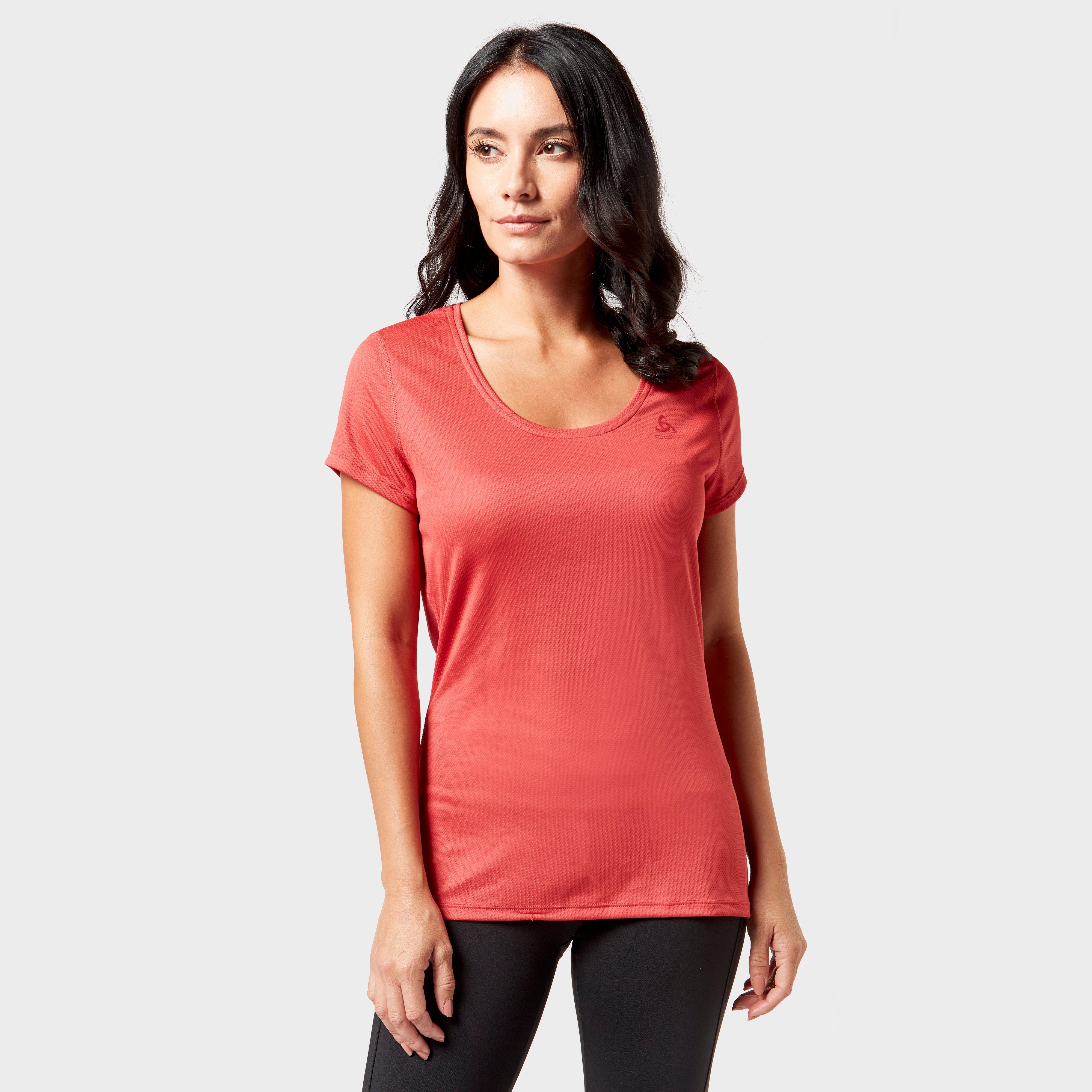Odlo Odlo Womens Active F-Dry Light Baselayer T-Shirt - Pink, Pink Odlo Odlo Womens Active F-Dry Light Baselayer T-Shirt - Pink, Pink