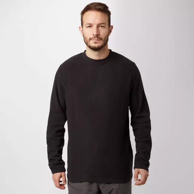Flygo Men's Fleece Lined Pullover Sweatshirt - Warm Sherpa Crewneck For Fall & Winter - View #6