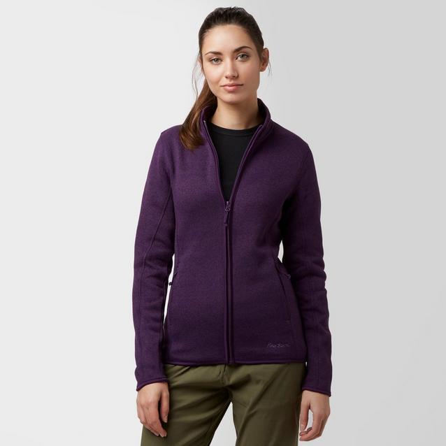 Purple Peter Storm Women’s Full Zip Interest Fleece image 1