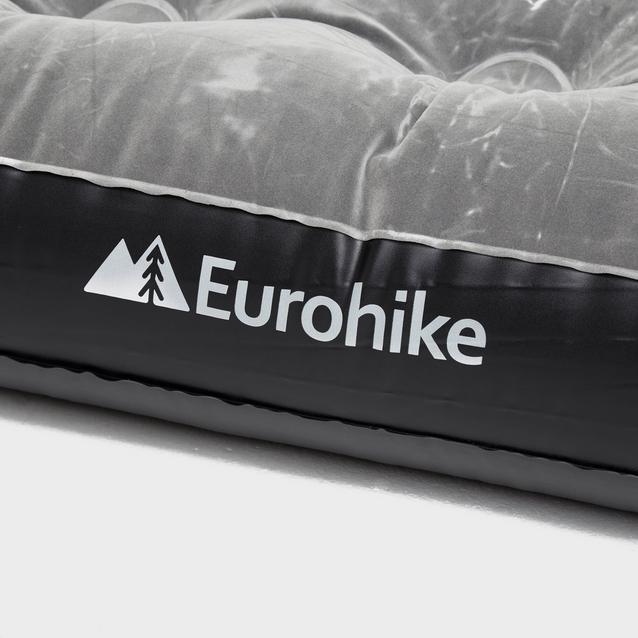 Eurohike flocked airbed 2025 deluxe single with pump