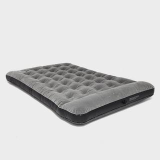 Flocked Airbed Deluxe Double With Pump