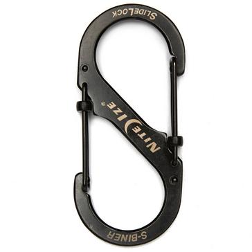 Black Niteize S-Biner Slide Lock Double-Gated Karabiner