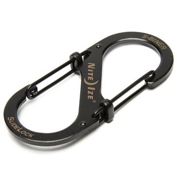 Black Niteize S-Biner Slide Lock Double-Gated Carabiner