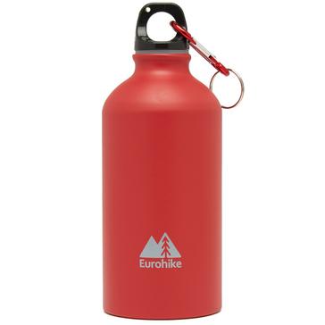 Red Eurohike Aqua 0.5L Aluminium Water Bottle