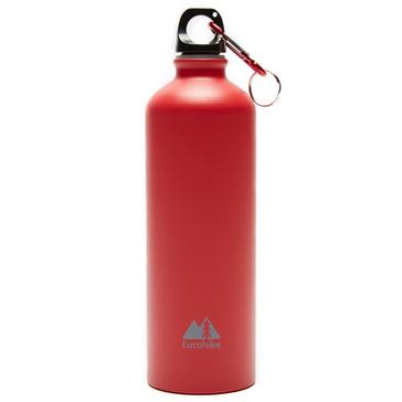 Red Eurohike Aqua 0.75L Aluminium Bottle