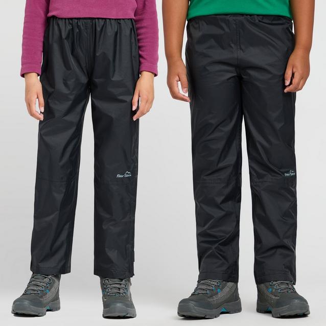 Black Peter Storm Kids’ Unisex Waterproof Over Trousers image 1