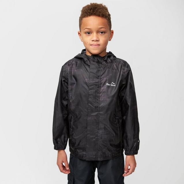 Grey|Grey Peter Storm Kids’ Camo Packable Jacket image 1