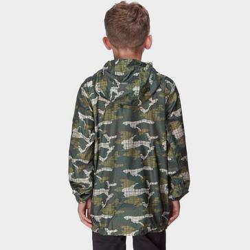 Green Peter Storm Kids' Camo Packable Jacket