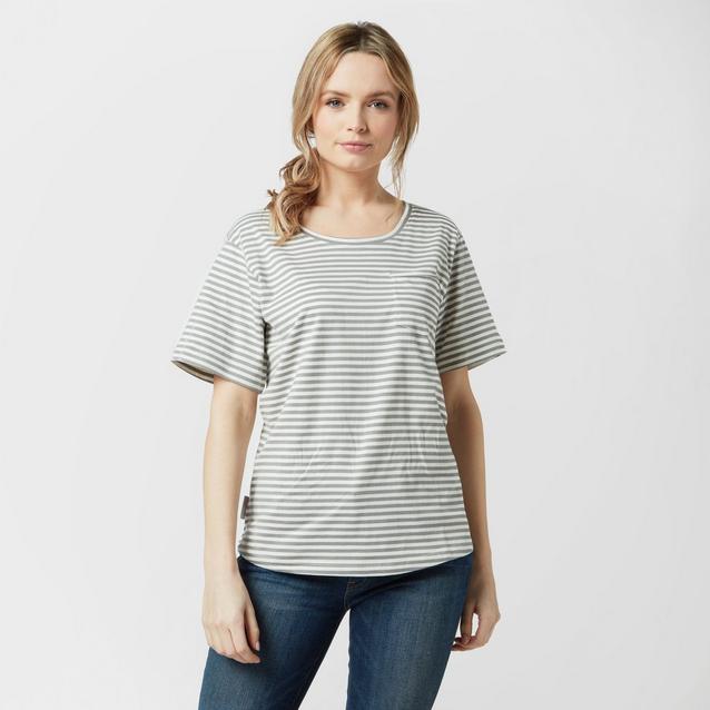 Grey Peter Storm Women's Angel Striped T-Shirt image 1