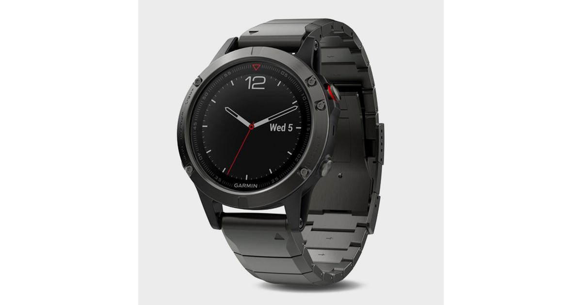 Garmin Fenix 5 Sapphire Multi-Sport GPS Watch With Metal Band | Blacks