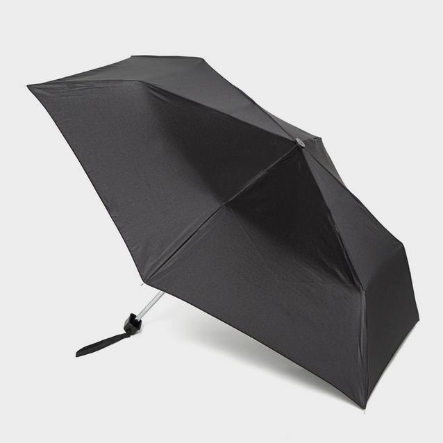 Black Fulton Mini-Flat 1 Umbrella image 1
