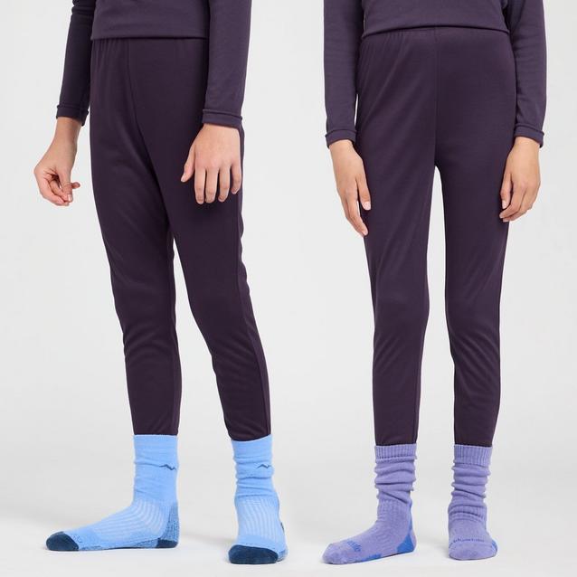 Purple Peter Storm Kids' Thermal Baselayer Pants image 1