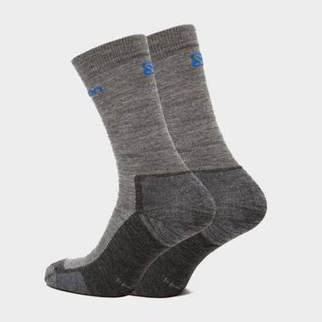 Grey Salomon Men's Merino Low Socks 2 Pack