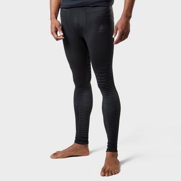 Black Odlo Men’s SUW Performance Light Pants