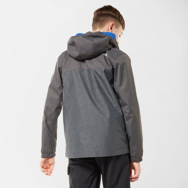 grey The North Face Boy’s Resolve Waterproof Jacket image 1