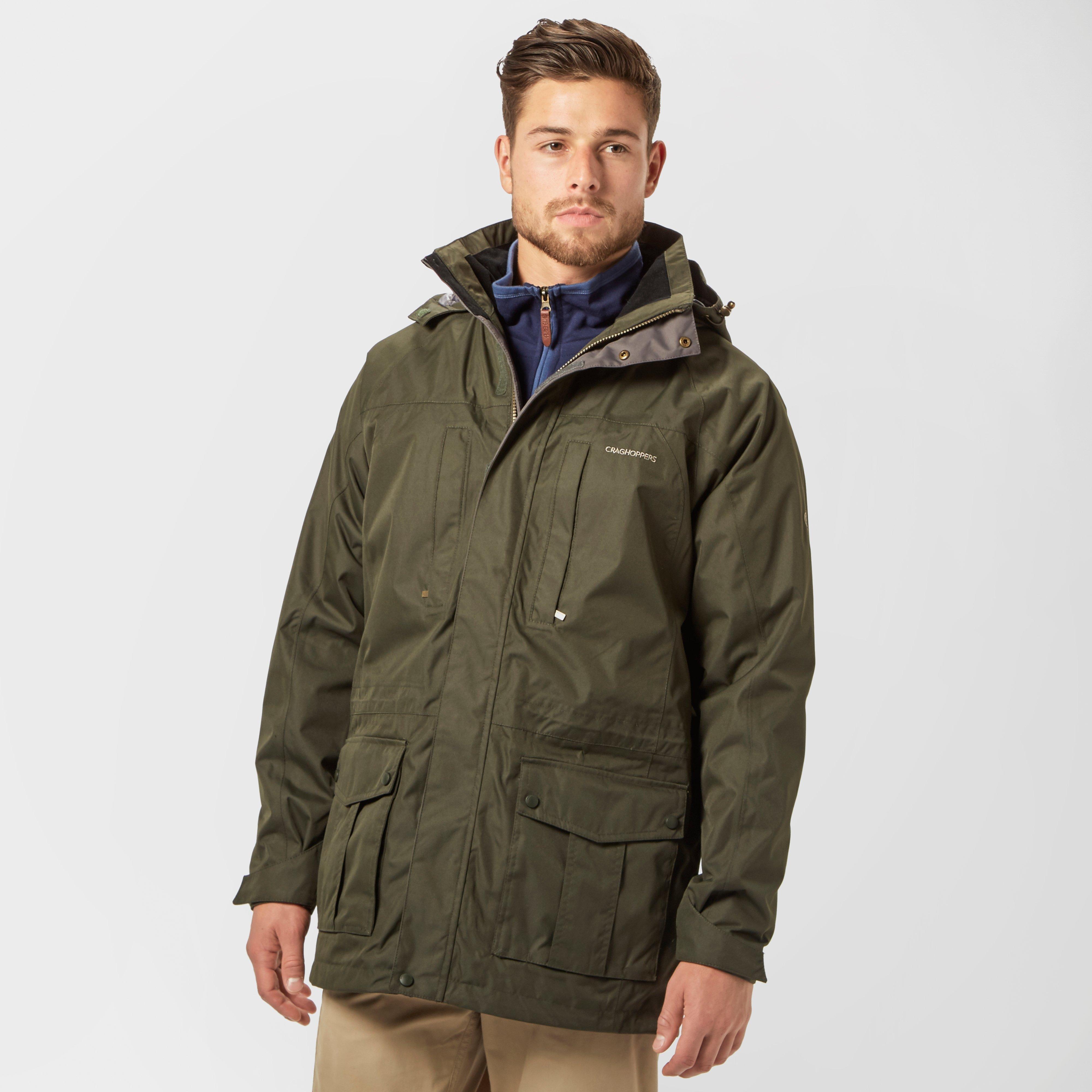 Craghoppers Men's Kiwi Long Jacket - Khaki, Khaki Review - Adventure ...