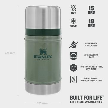 Green Stanley Classic Vacuum Food Jar 0.7 Litres