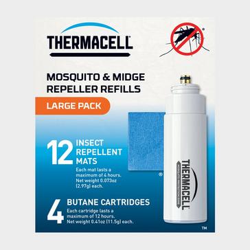 White THERMACELL Large Mosquito & Midge Repeller Refill Pack