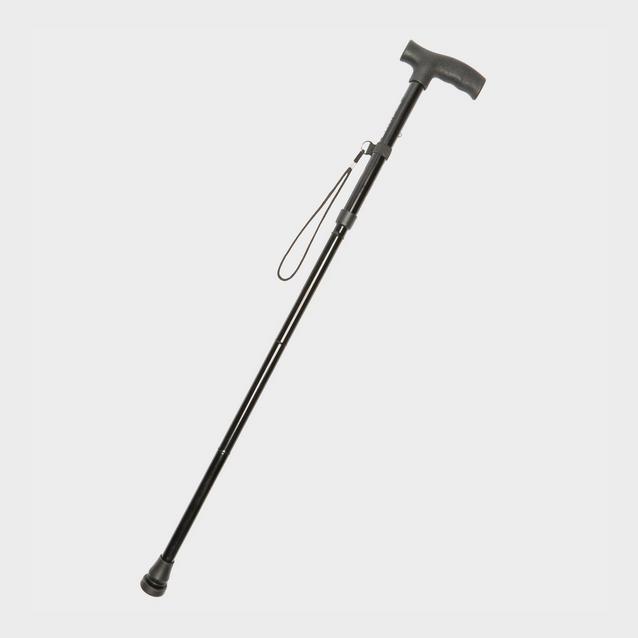 Folding Walking Stick in Storm