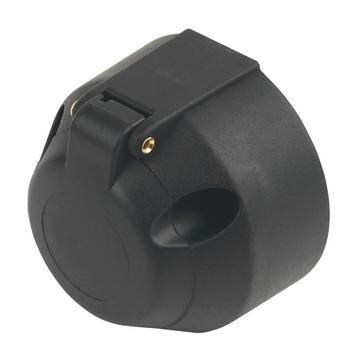 Black Maypole 12N 7 Pin Plastic Socket