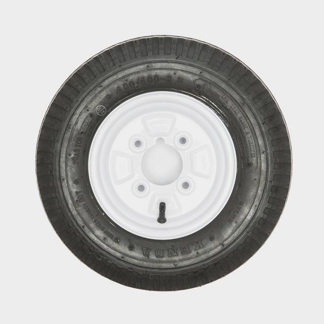 Black Maypole Trailer Wheel and Tyre image 1